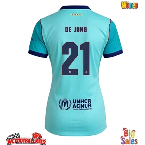 Barcelona Frenkie de Jong #21 Replica Third Stadium Shirt for Women 2026-27 Short Sleeve